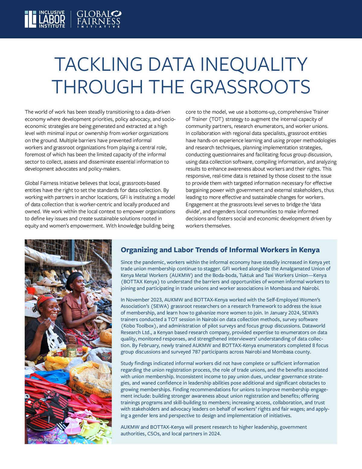 ILI Factsheet: Tackling Data Inequity